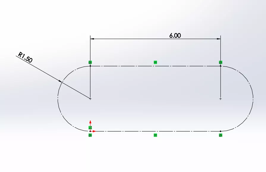 Create a SOLIDWORKS Sketch for a Smooth Conveyor Belt