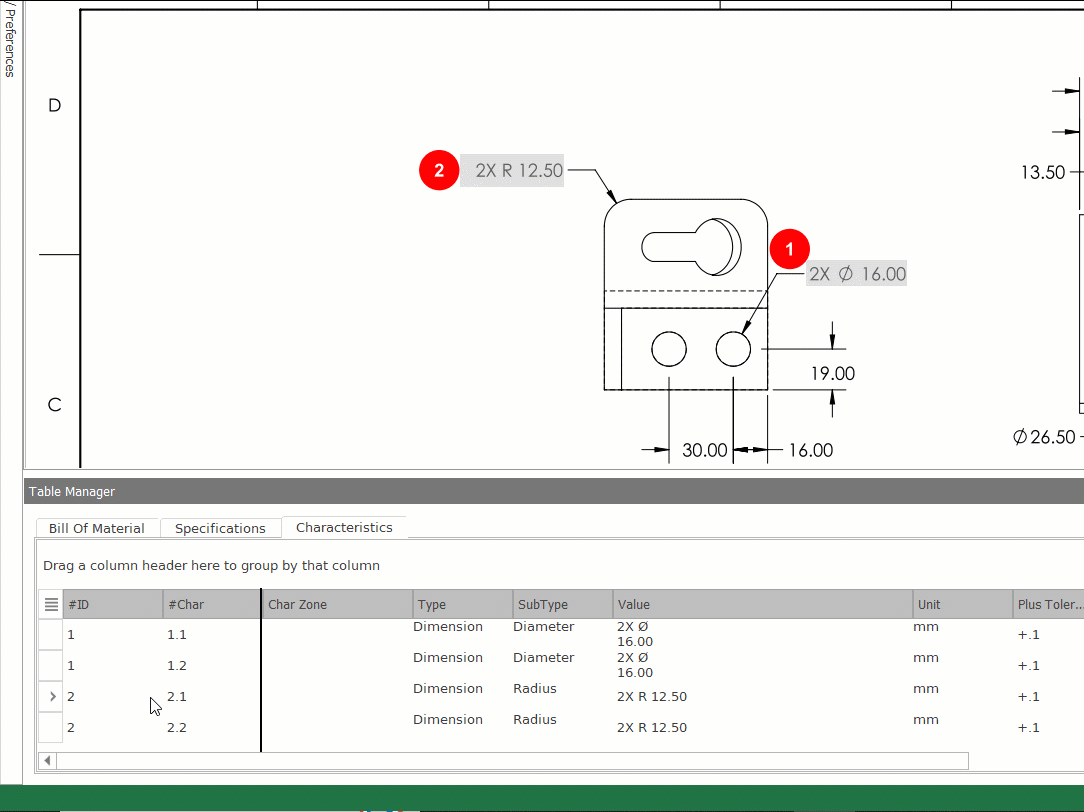 Creating Sub Balloons in SOLIDWORKS Inspection