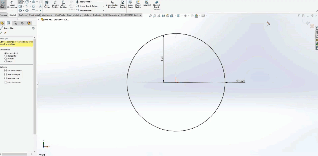 Create Text Around a Circle in SOLIDWORKS Demo 