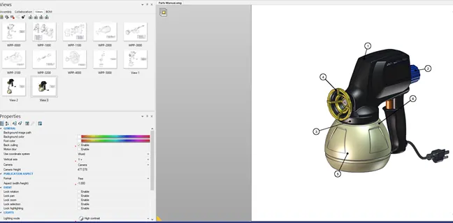 create view in solidworks composer