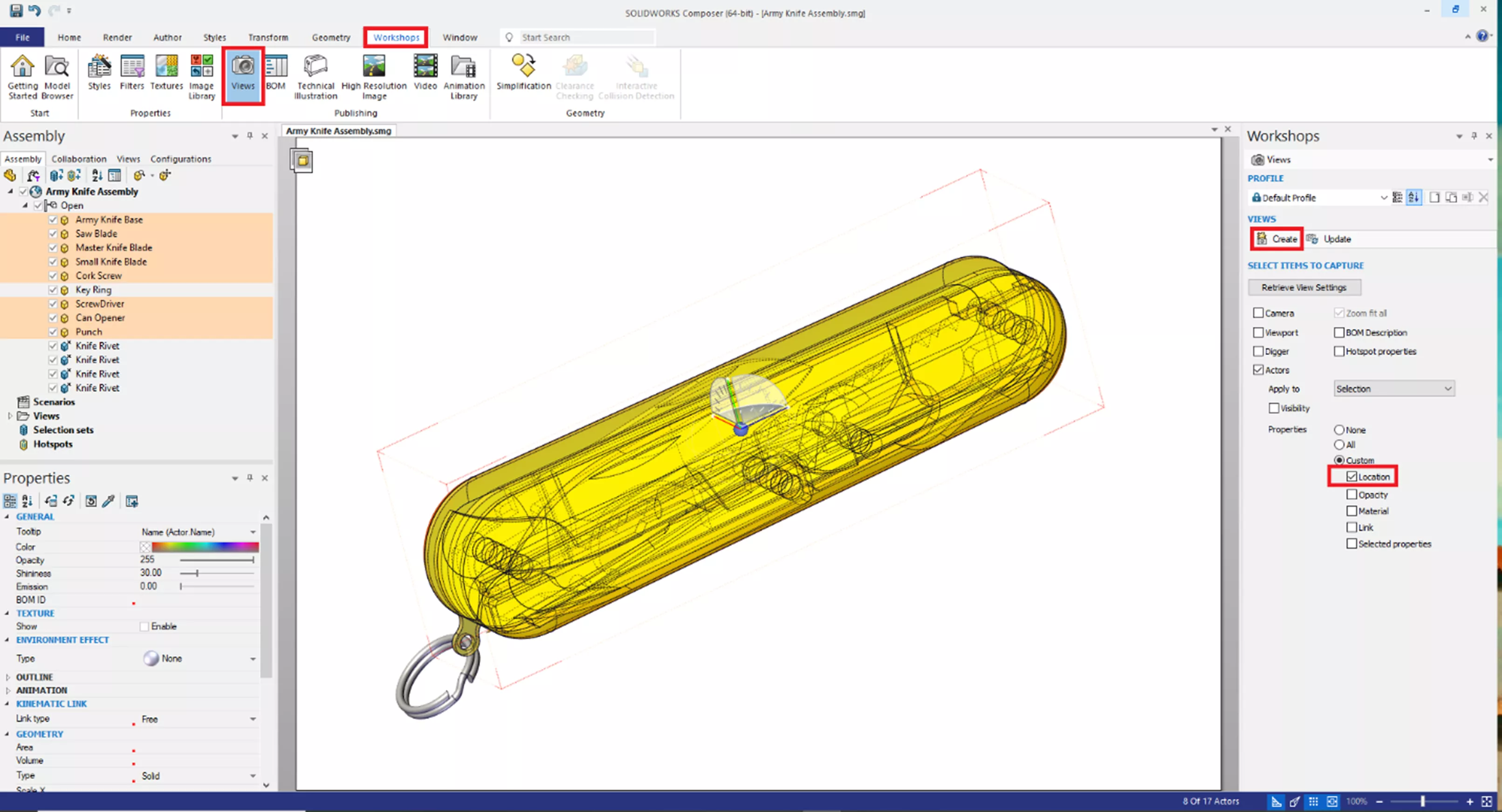 How to Create Custom Views in SOLIDWORKS Composer 
