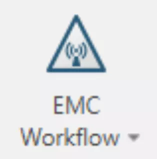 CST Studio Suite EMC Workflow Button