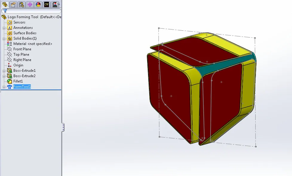 Custom Forming Tools in SOLIDWORKS