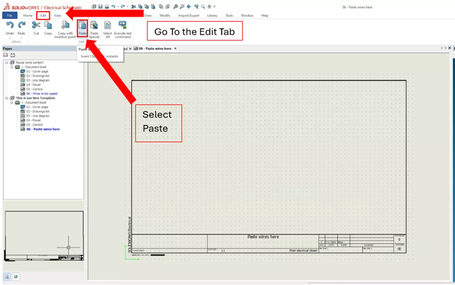 Creating Custom Templates in SOLIDWORKS Electrical
