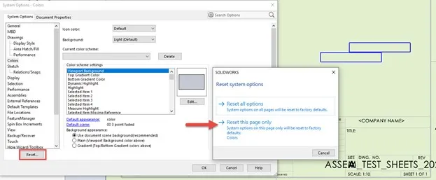 Customize Colors in SOLIDWORKS