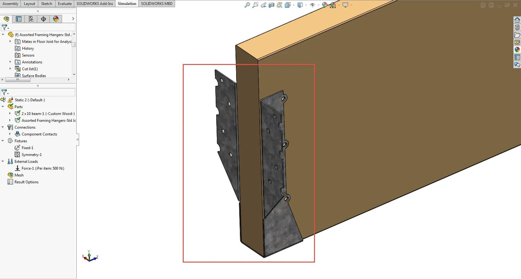 How to define a Shell Element Manually in SOLIDWORKS Simulation