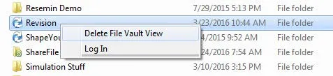 Delete File Vault Views in SOLLIDWORKS PDM 