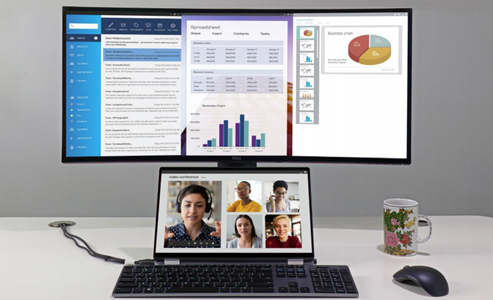 Administrador de visualización de pantalla compartida de Dell