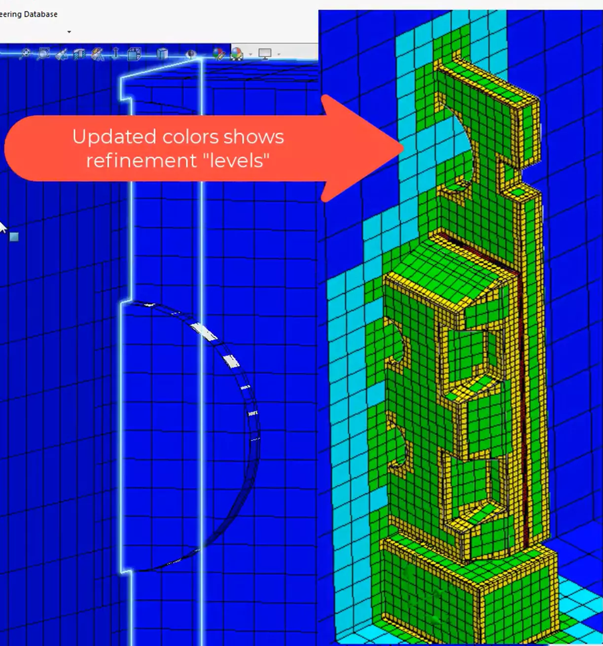 Detailed Mesh Microchip Geometry in SOLIDWORKS Simulation