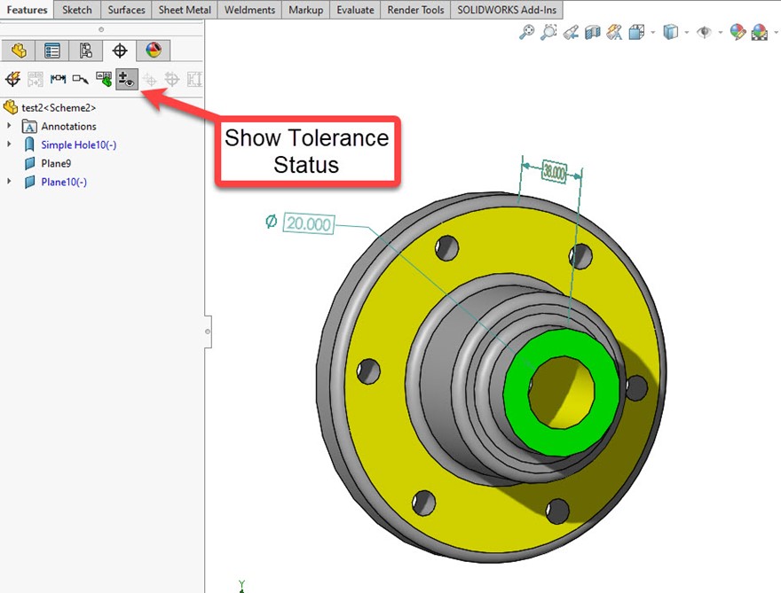 Introduction To DimXpert In SOLIDWORKS | GoEngineer