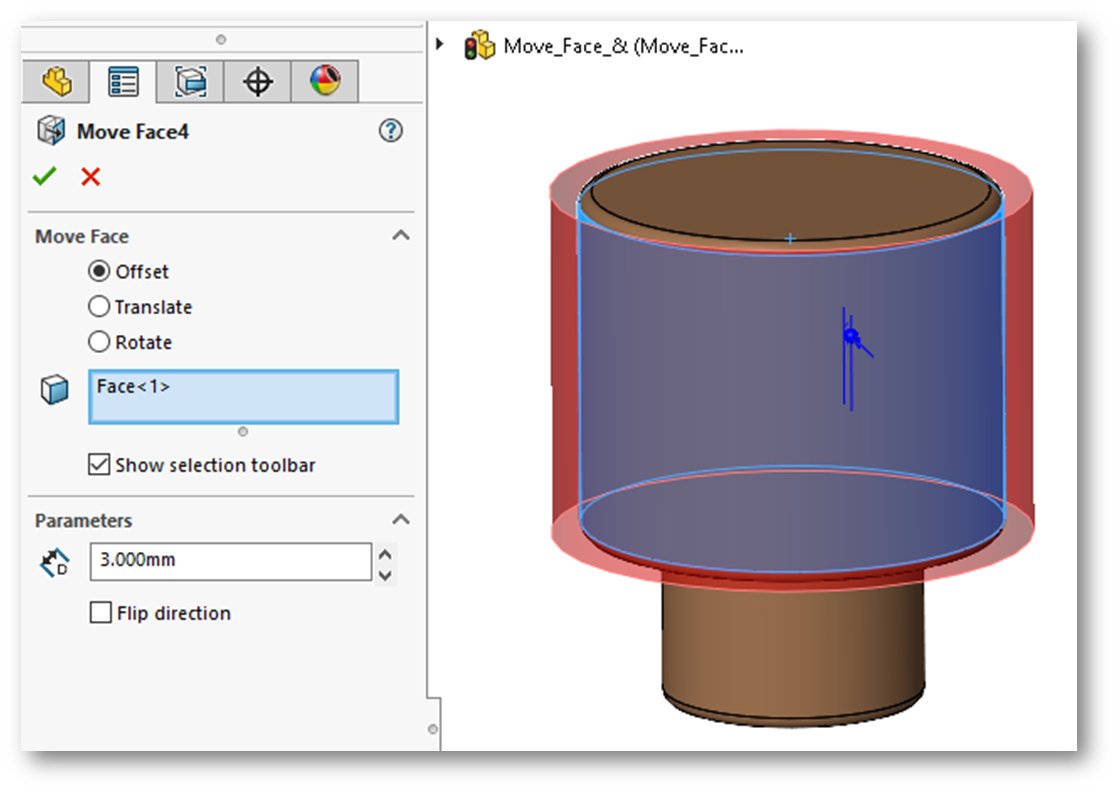 SOLIDWORKS Direct Editing Tools: Move Face & Delete Face | GoEngineer