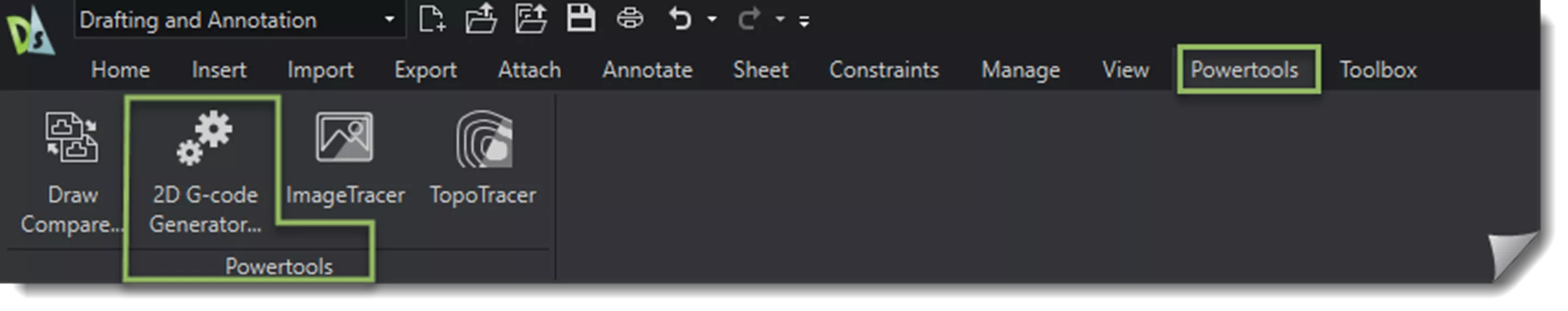 DraftSight 2D G-code Generator