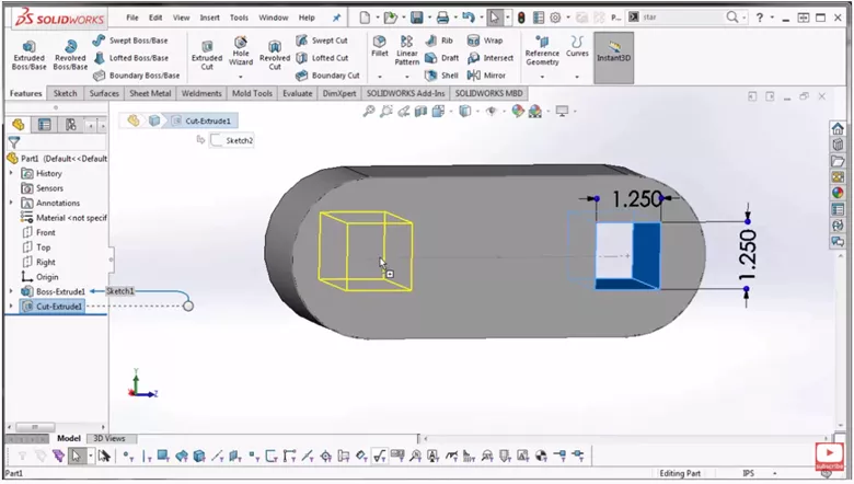 Drag and Drop Feature in SOLIDWORKS