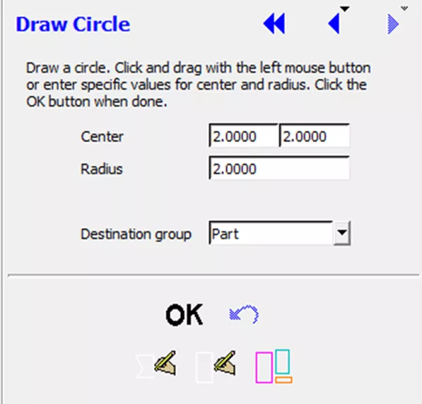 Draw a Circle Insight Software