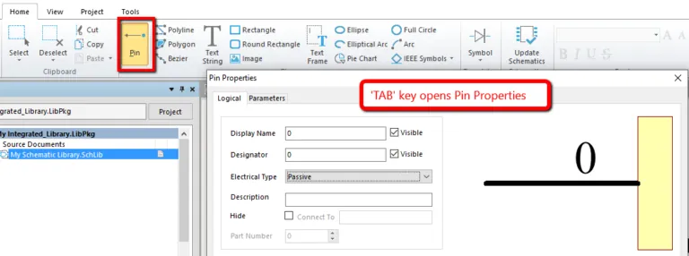 draw your first symbol solidworks pcb