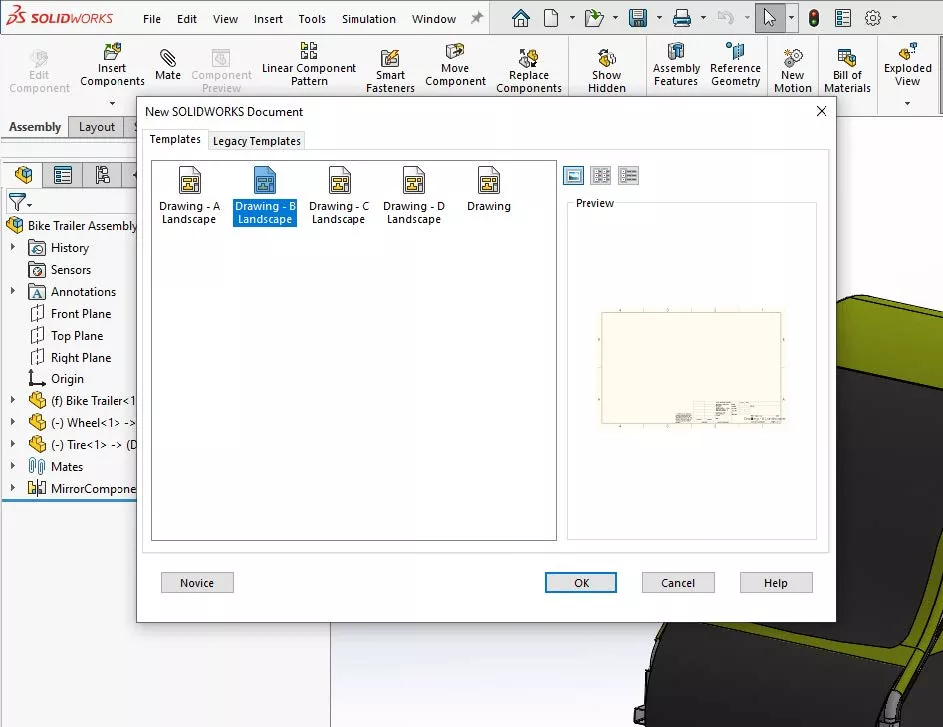 Drawing Templates vs Sheet Formats in SOLIDWORKS Explained
