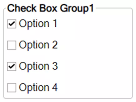 New DriveWorks 22 Check Box Group 