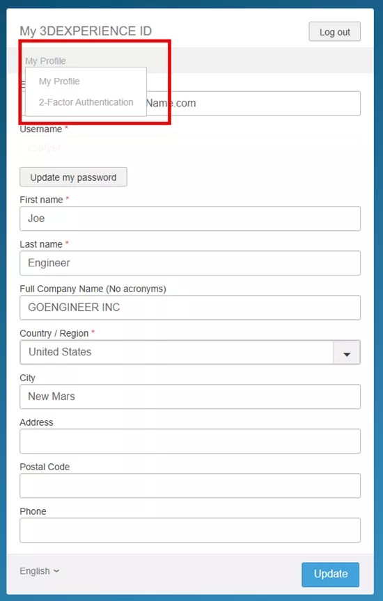 DSx Client Two-Factor Authentication