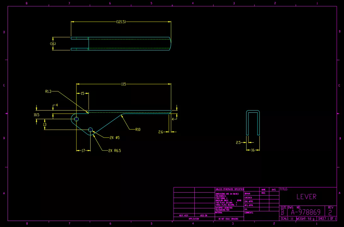 Using a DWG or DXF for SOLIDWORKS Drawings Borders