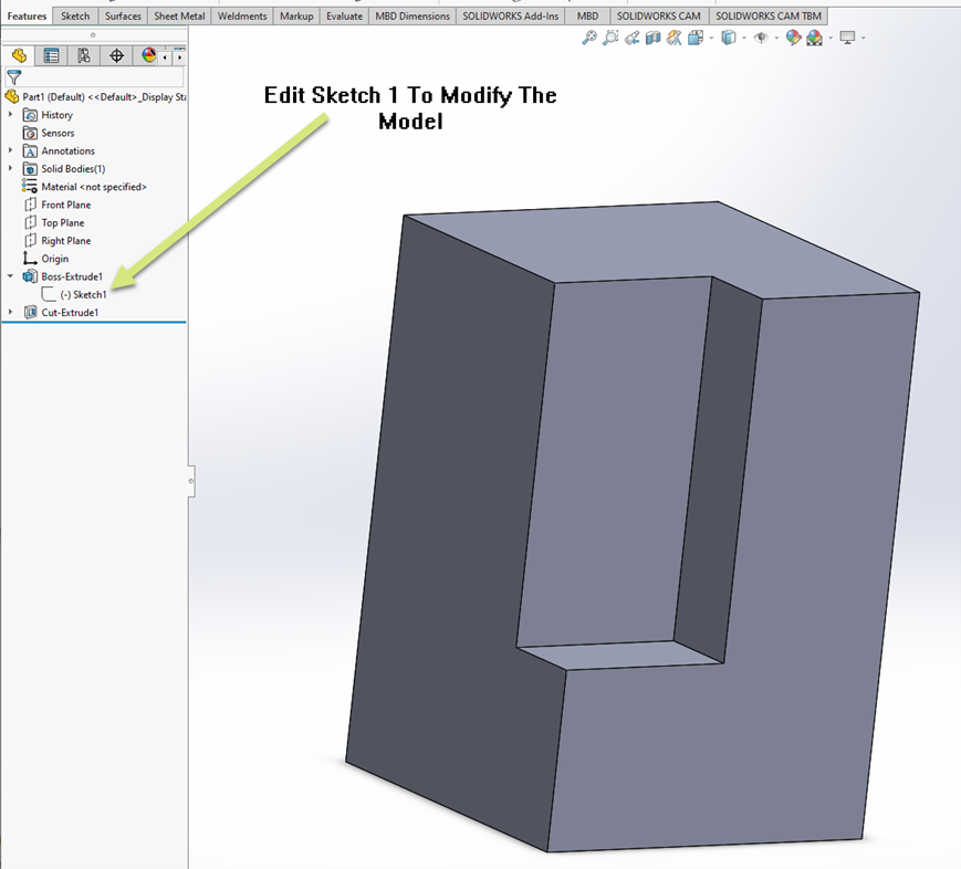 Modify your 2D Sketch Dimension immediately with SOLIDWORKS Instant2D  by  N C CADCAM SYSTEMS  Medium