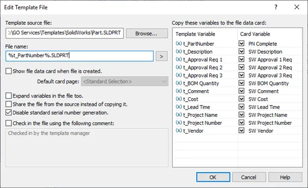 Edit Template Files SOLIDWORKS Tutorial 