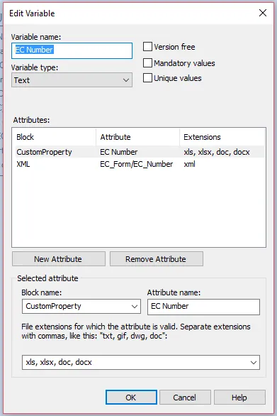 Edit Variable SOLIDWORKS PDM Excel as Form 