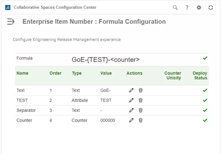 Enterprise Item Number Formula Configuration in 3DEXPERIENCE 
