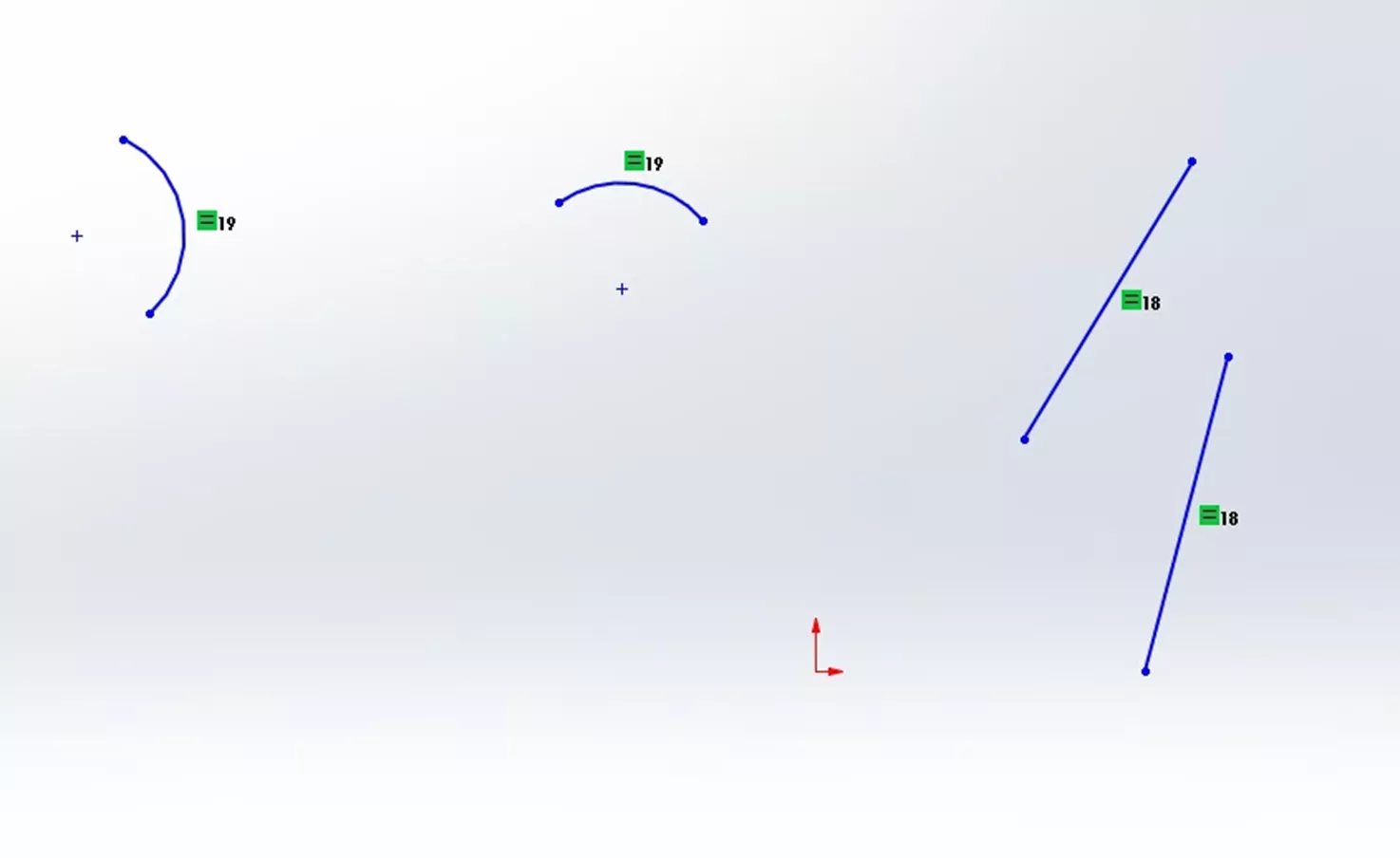 Example of an Equal Relation in SOLIDWORKS