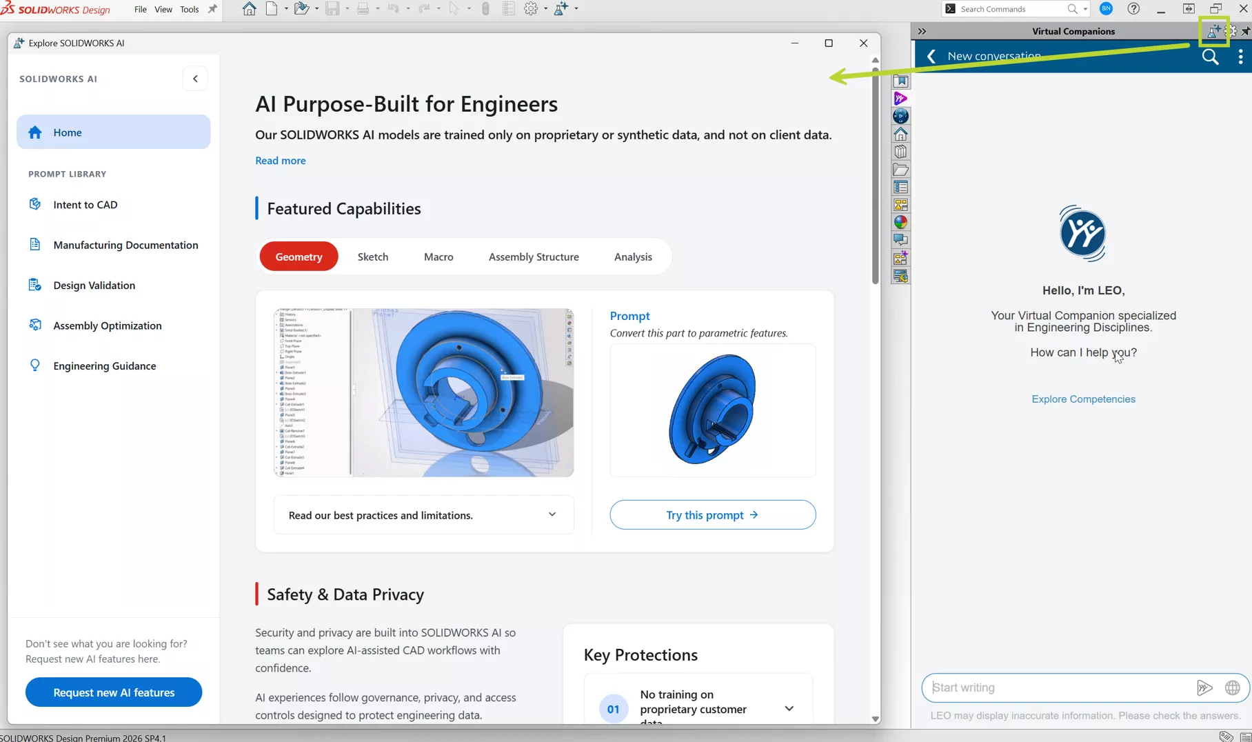 Explore SOLIDWORKS AI What’s New in SOLIDWORKs 2026 SP4/2026x FD04