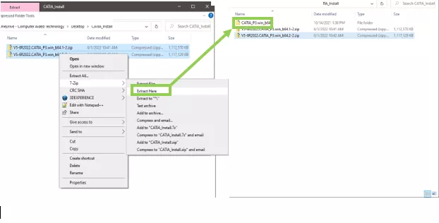 Extract CATIA Zip 