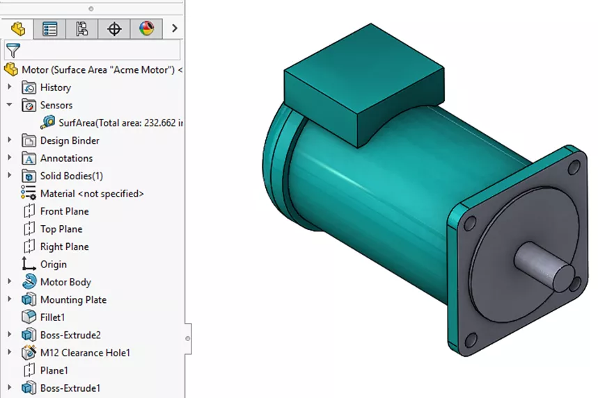 Extracting Surfaces in SOLIDWORKS