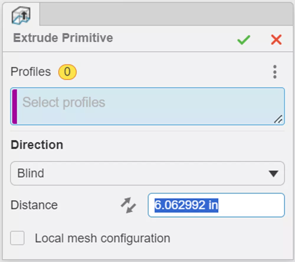 Extrude Primitive Options in 3D Sculptor xShape