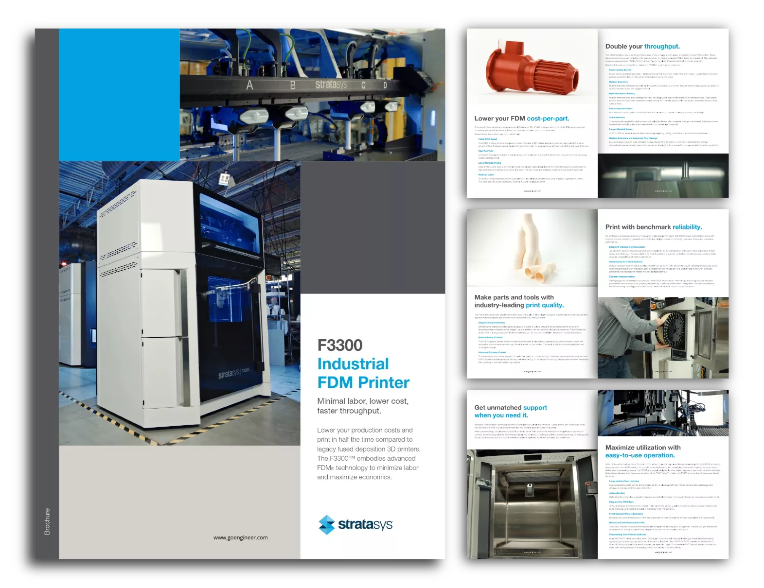 Download the Stratatsys F3300 Industrial FDM 3D Printer Brochure