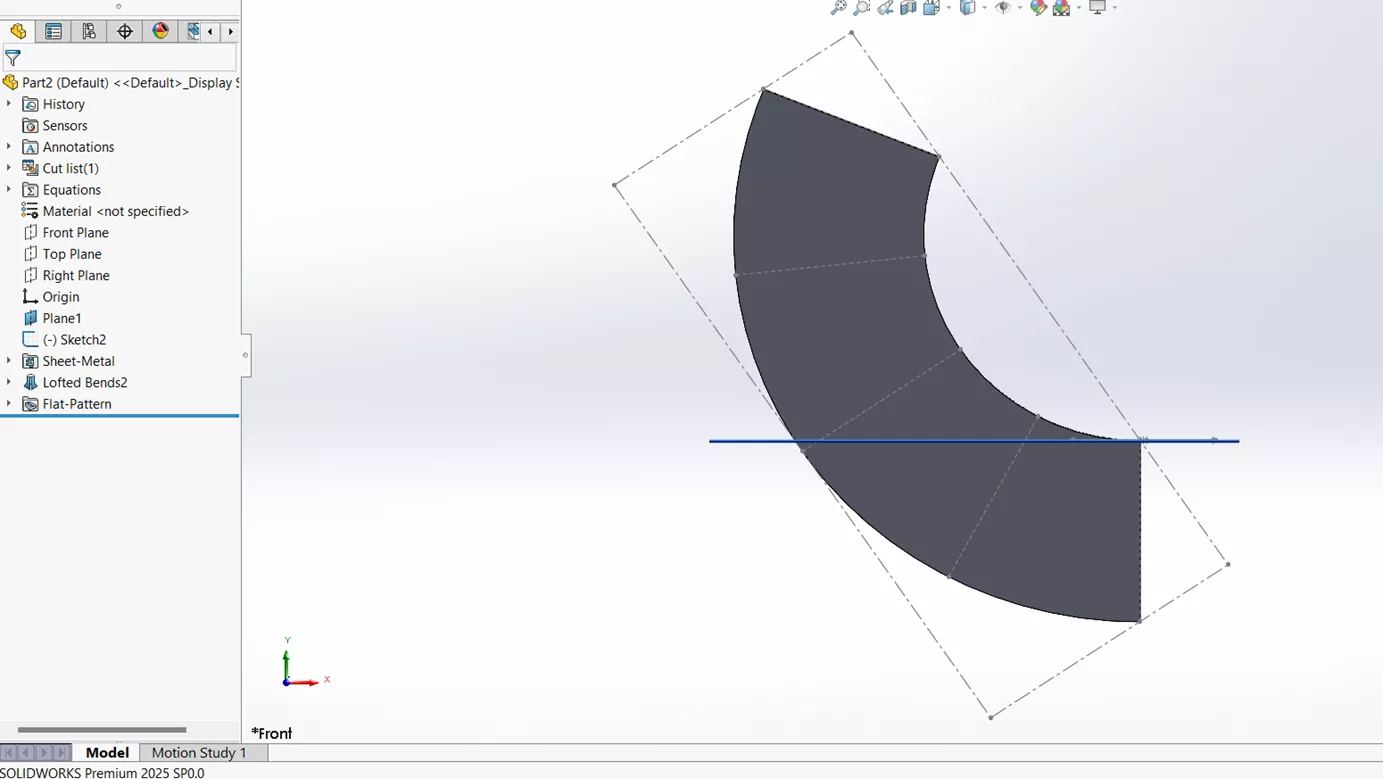 Flat Pattern in SOLIDWORKS Sheet Metal 