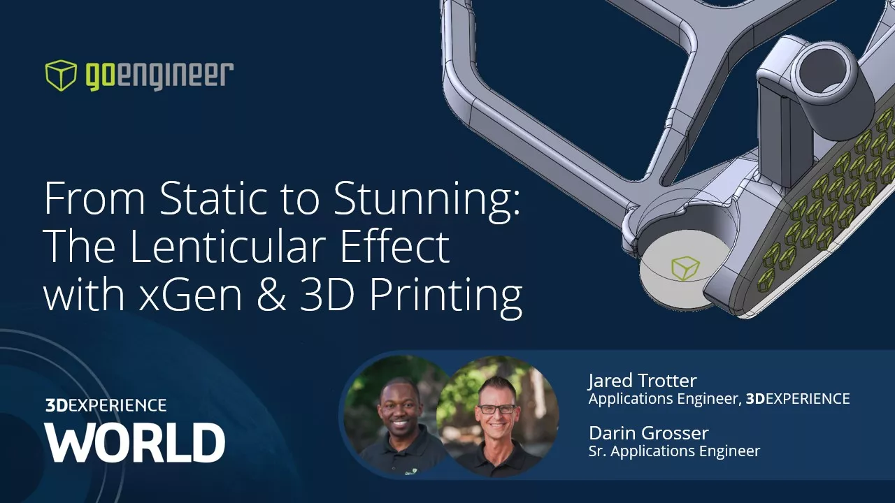 3DEXPERIENCE World 2026 Presentation: From Static to Stunning: The Lenticular Effect with xGen and 3D Printing