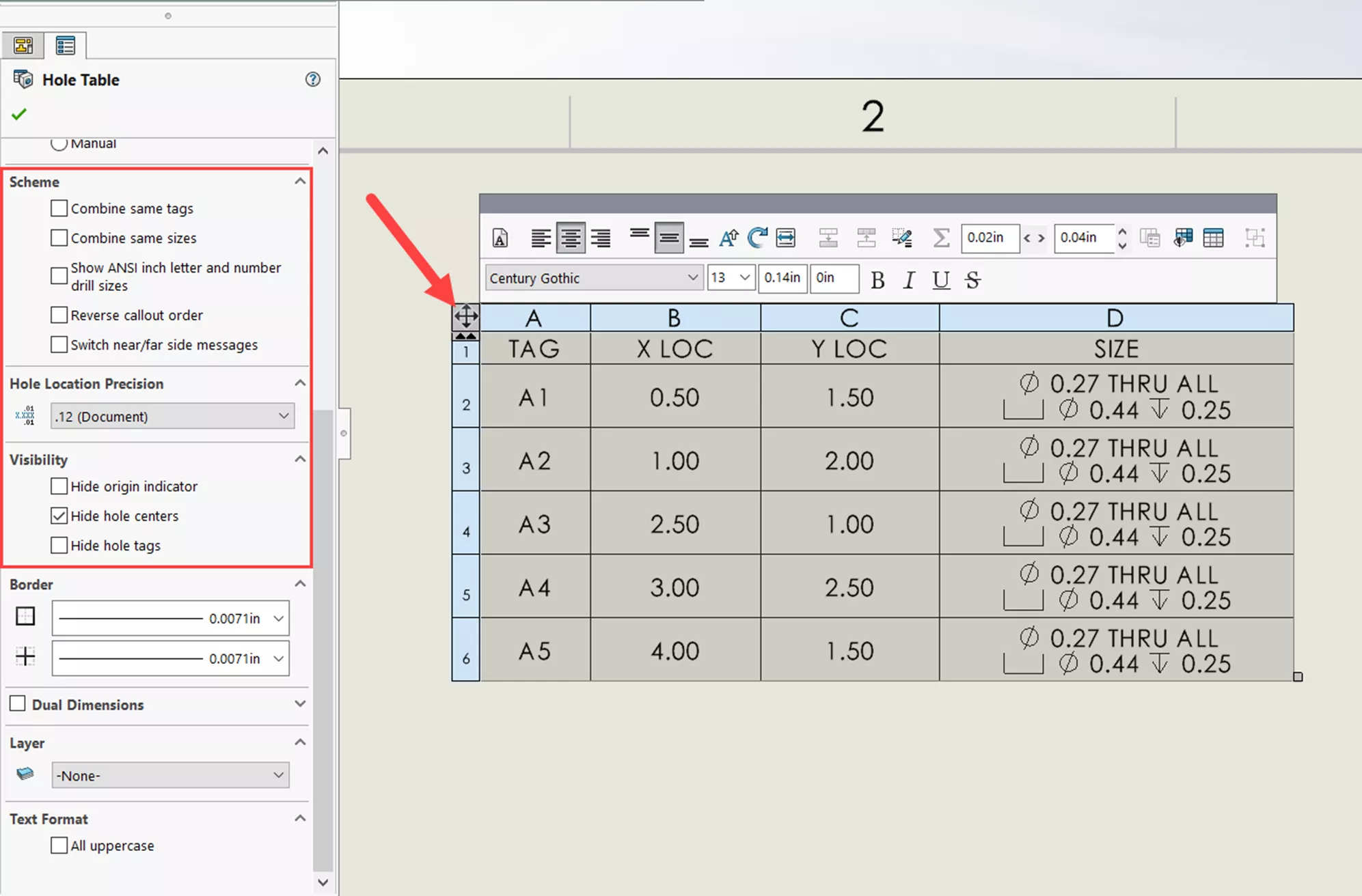 Getting Started with SOLIDWORKS Hole Tables 