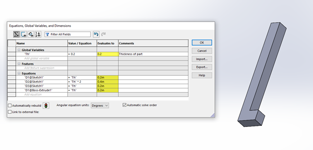 Global Variables In SOLIDWORKS Explained | GoEngineer