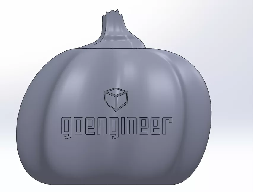 GoEngineer Jack-o-Lantern SOLIDWORKS Model 