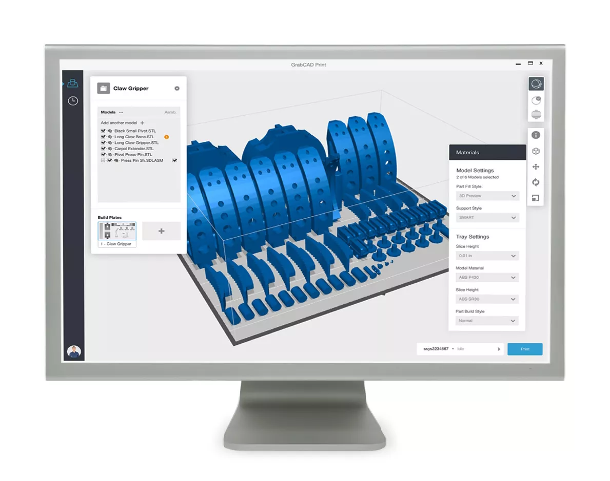 Learn More About GrabCAD Stratasys 3D Printing Software.