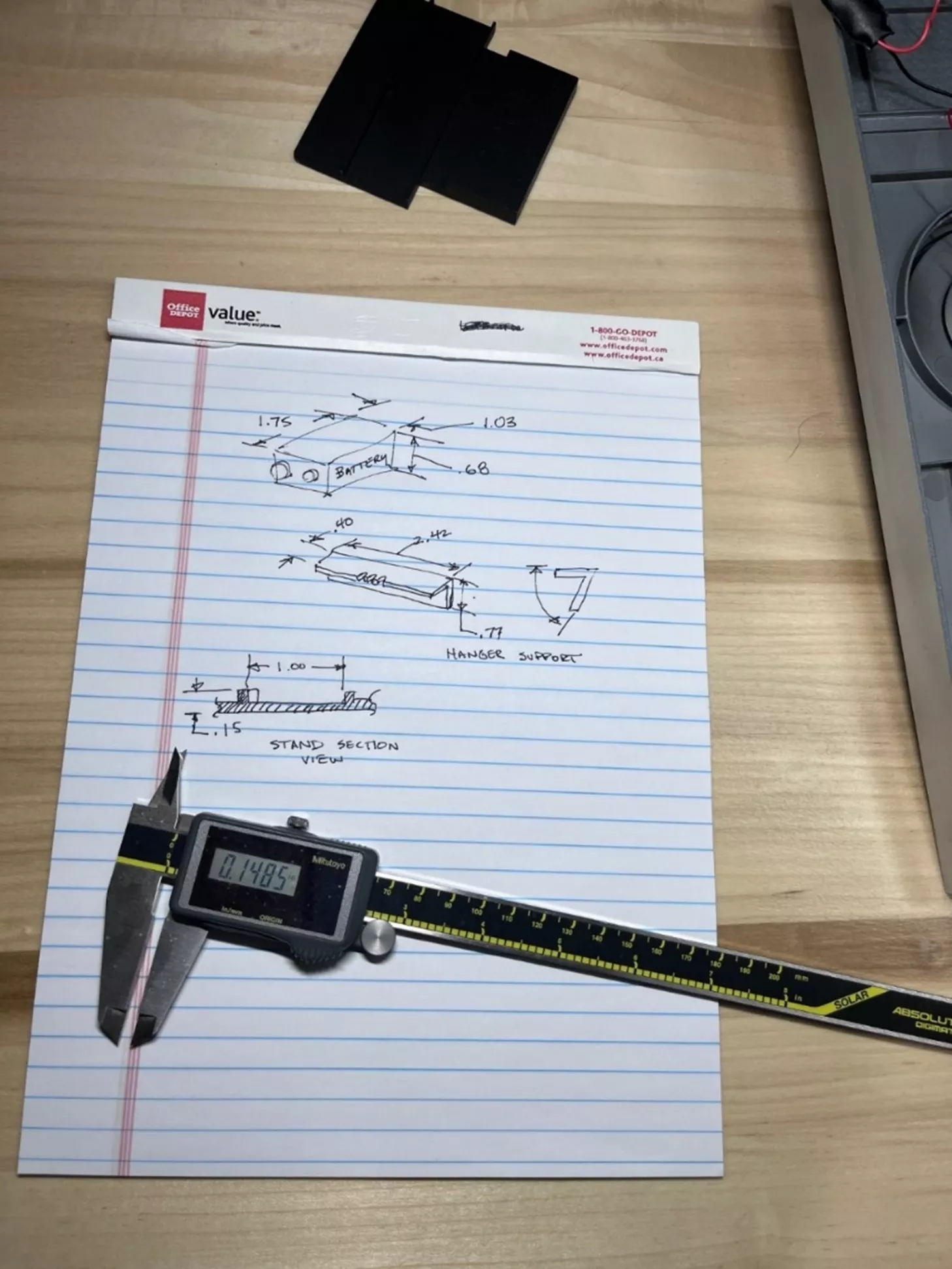 Drawn Sketches of HAL 9000 Replica Parts