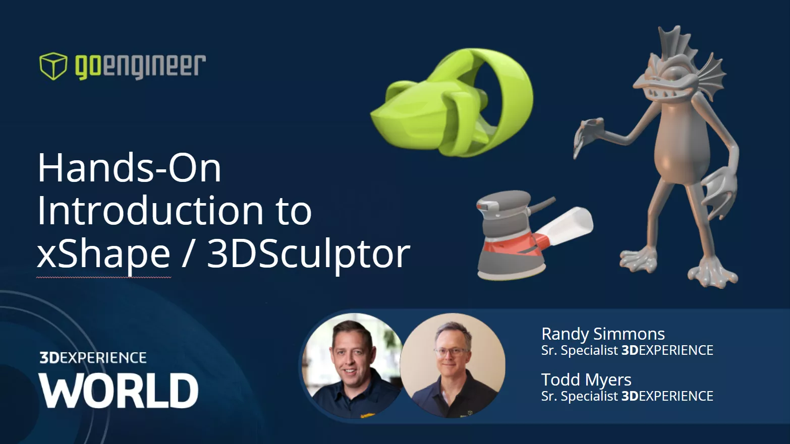 Hands-on Introduction to xShape/3DSculptor 3DEXPERIENCE World 2025 Presentation