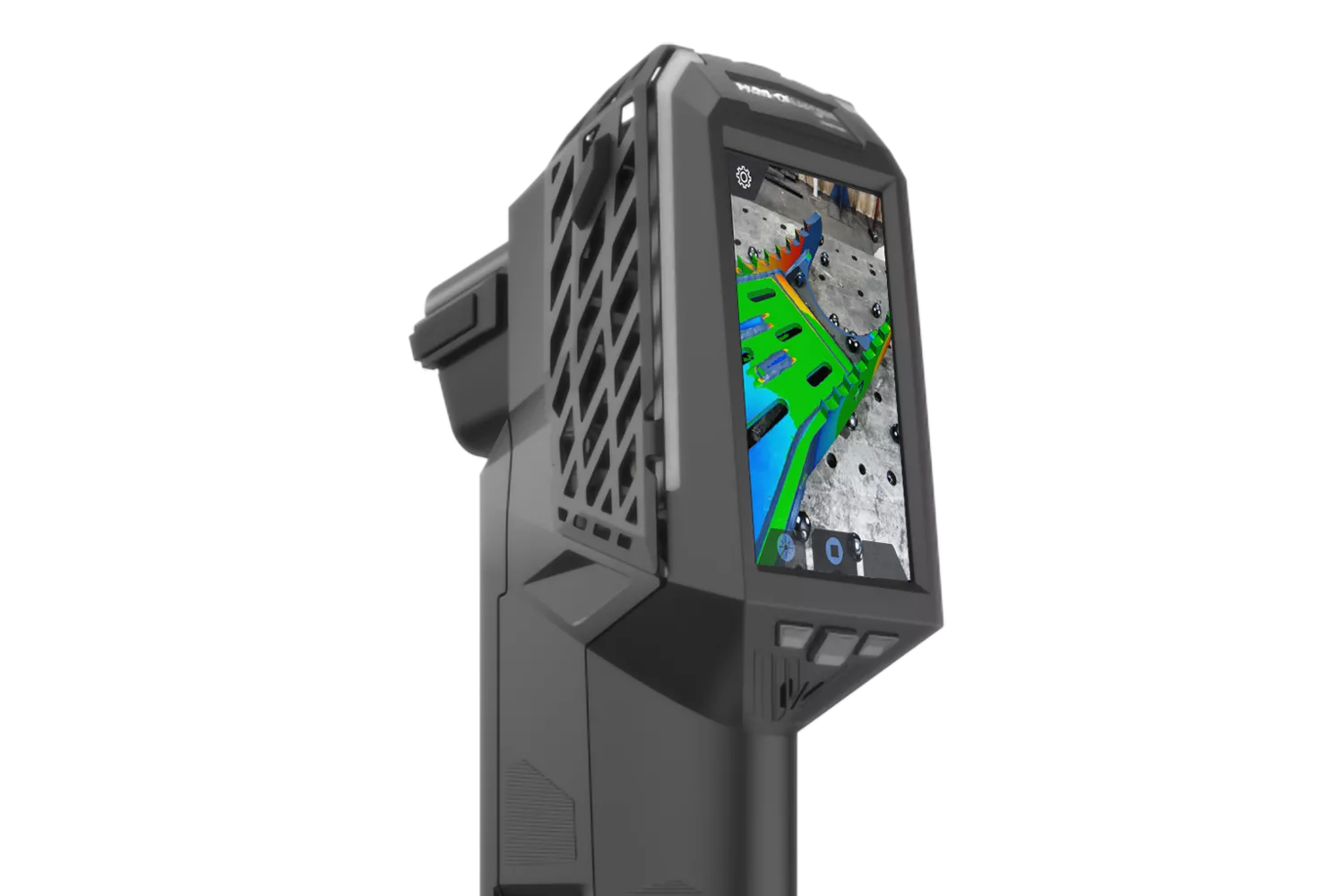 The Creaform HandySCAN MAX 3D Scanner features a 4.3 inche embedded screen