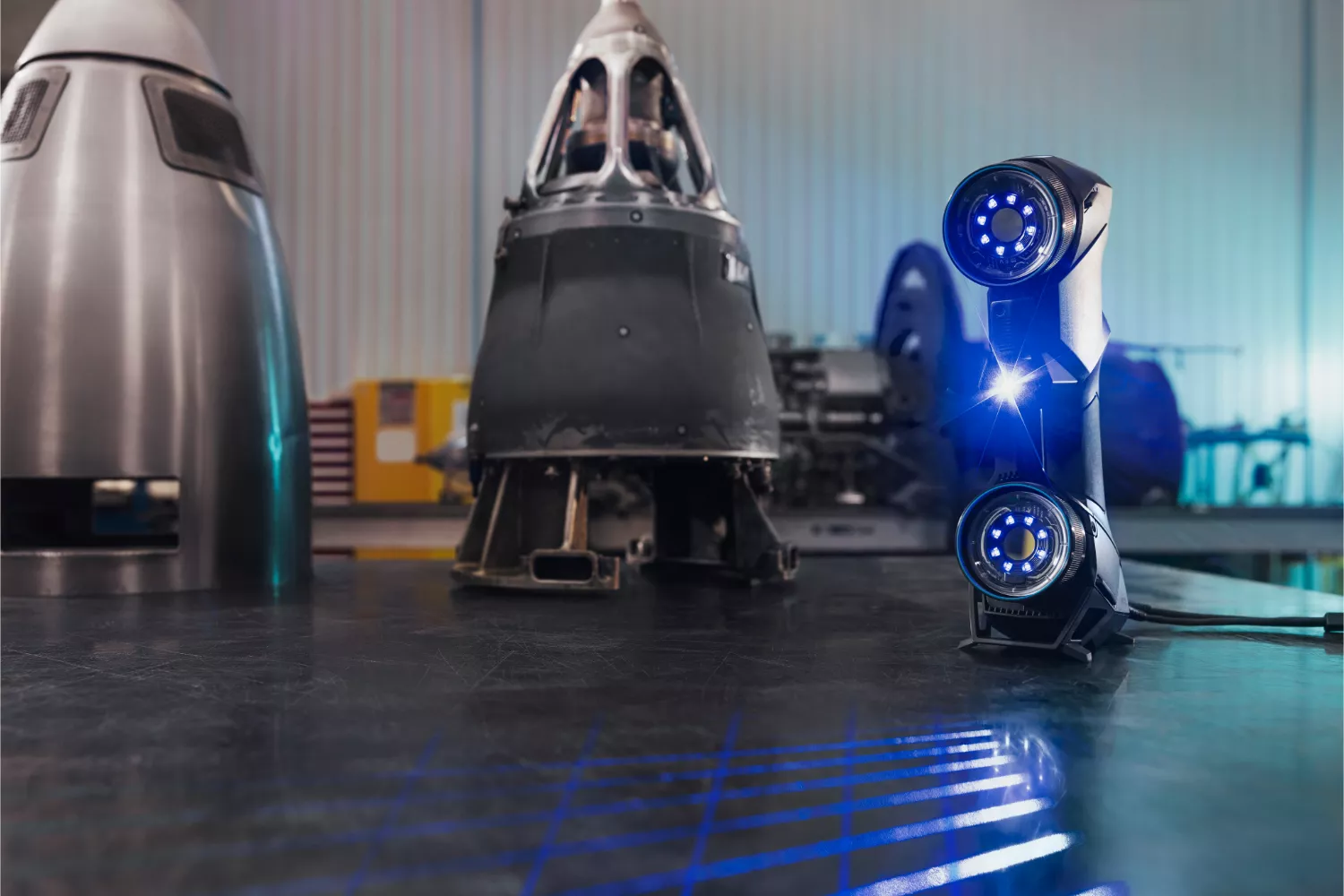The HandySCAN 3D Black scanner is compact, lightweight and takes professional-grade scans from virtually any environment