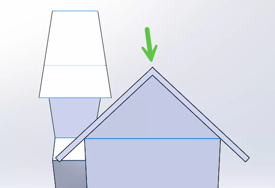 Haunted House Roof SOLIDWORKS Model