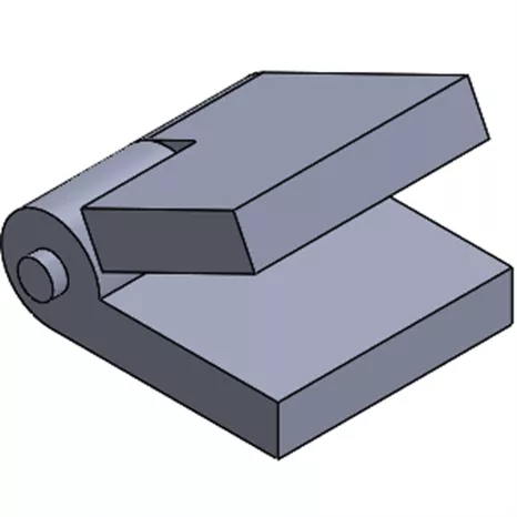 Starting Position of a Hinge in SOLIDWORKS 
