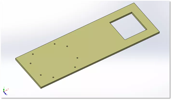 Hole Placement in a SOLIDWORKS Assembly 