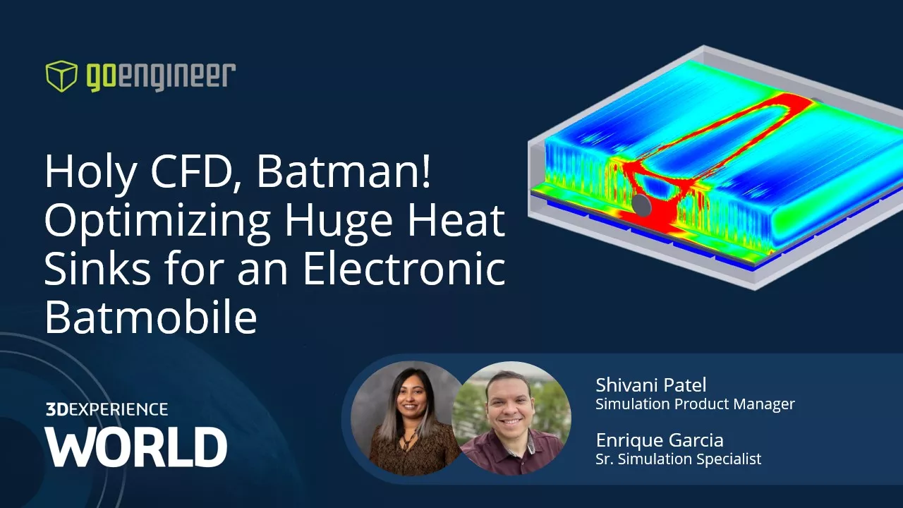 3DEXPERIENCE World 2026 Presentation: Holy CFD, Batman! Optimizing Huge Heat Sinks for an Electronic Batmobile