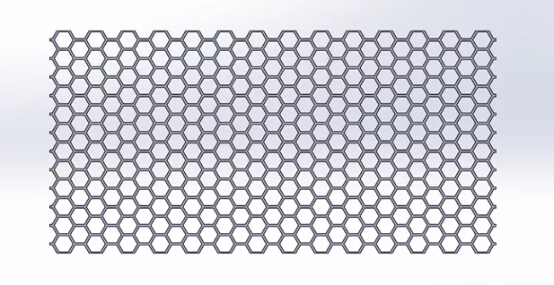 Honeycomb Pattern in SOLIDWORKS