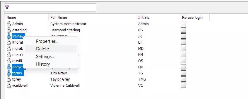 How to Delete User Accounts in SOLIDWORKS PDM 