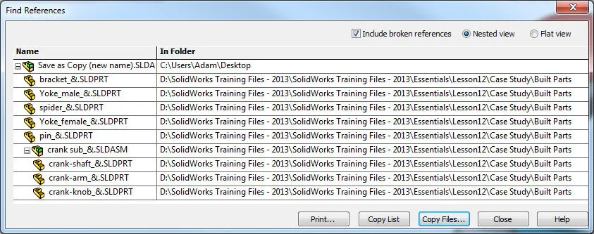 how to save in solidworks save as copy checked